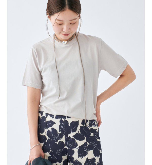 IENA「ATON/エイトン 別注 FRESCA SINGLE JERSEY Tシャツ」|Tシャツ・カットソー|