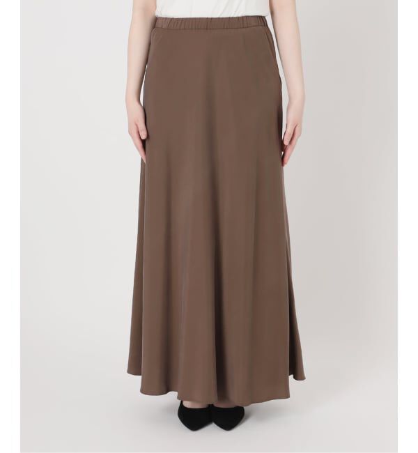 SLOBE IENA「《3サイズ展開/追加3》フィブリルマーメイドフレアスカート」|スカート|
