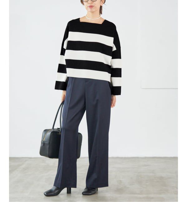 IENA「スーパーファインスムースプルオーバー」|ニット・セーター|