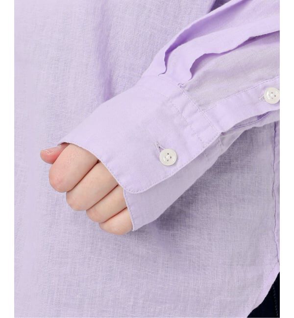 SLOBE IENA「《追加2》リネンコットンレギュラーシャツ」|シャツ・ブラウス|