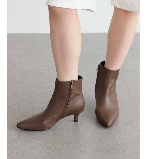 SLOBE IENA「《追加2》SLOBE ポインテッドブーツ」|ショートブーツ|