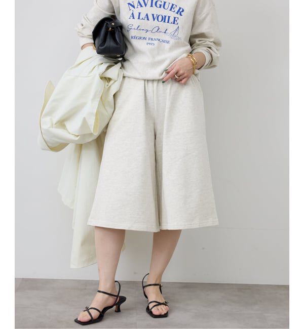 SLOBE IENA「《セットアップ対応可》スウェットハーフパンツ」|その他|