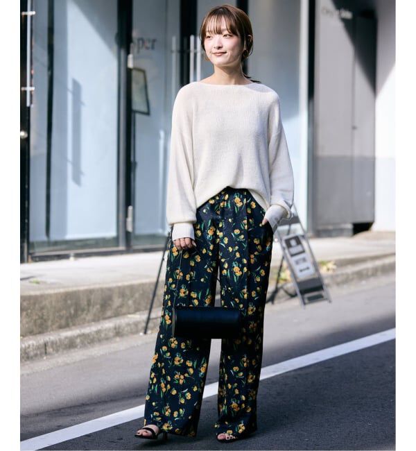 SLOBE IENA「《追加》リネン混畦ニット」|ニット・セーター|