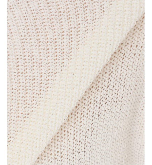 SLOBE IENA「《追加》リネン混畦ニット」|ニット・セーター|