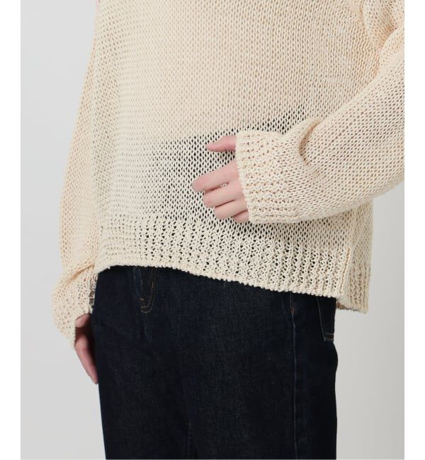 SLOBE IENA「ギマヤーンVネックプルオーバー」|ニット・セーター|