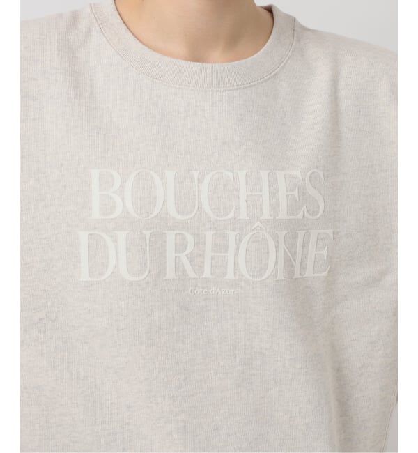 SLOBE IENA「フロッキープリントオーバースウェット」|スウェット・ジャージ|