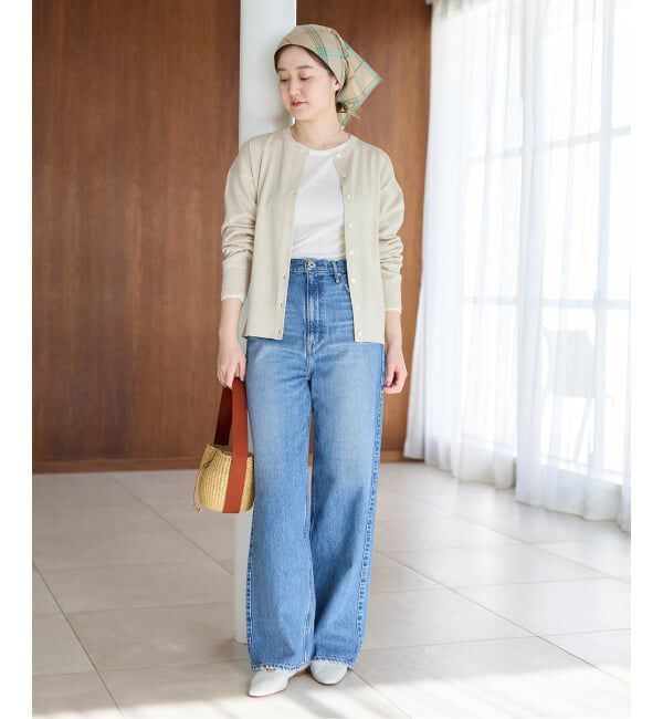 IENA「《新色あり/追加2》LEVITAロングスリーブカーディガン」|カーディガン|