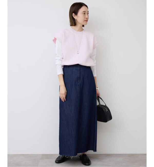 SLOBE IENA「《追加》ダブルフェイスバックオープンベスト」|ベスト・ジレ|