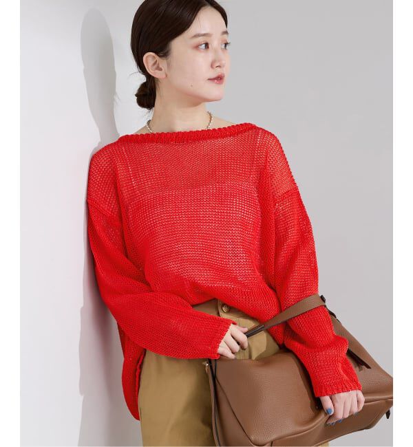 IENA「ギマコットンプルオーバー」|ニット・セーター|