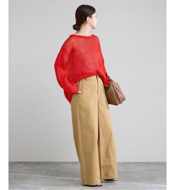 IENA「ギマコットンプルオーバー」|ニット・セーター|