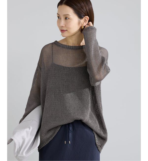 IENA「ギマコットンプルオーバー」|ニット・セーター|