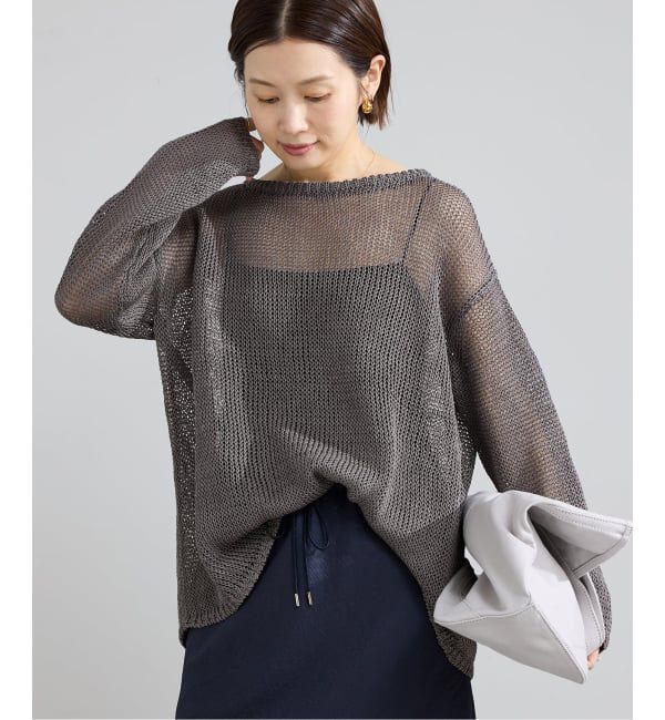 IENA「ギマコットンプルオーバー」|ニット・セーター|