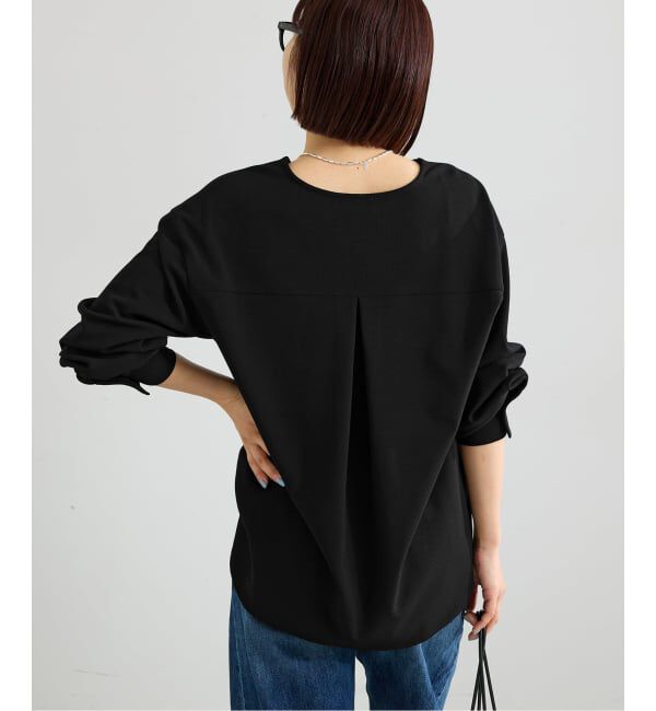 IENA「《セットアップ対応》カットジョーゼットVネックプルオーバー」|シャツ・ブラウス|