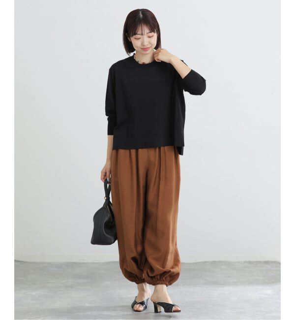 IENA「ウォッシャブル シアーニットプルオーバー」|ニット・セーター|