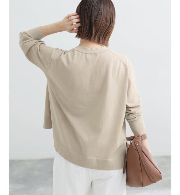 IENA「ウォッシャブル シアーニットプルオーバー」|ニット・セーター|