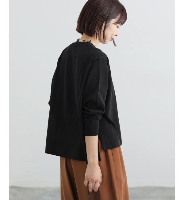 IENA「ウォッシャブル シアーニットプルオーバー」|ニット・セーター|