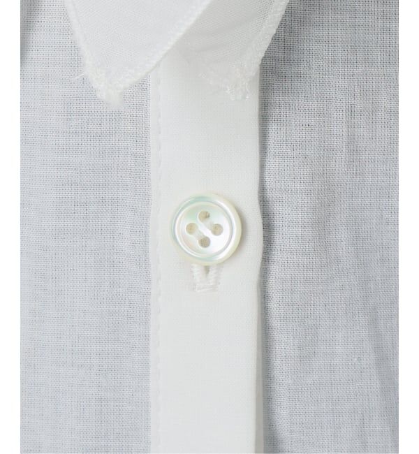 IENA「レーストリムフリルブラウス」|シャツ・ブラウス|