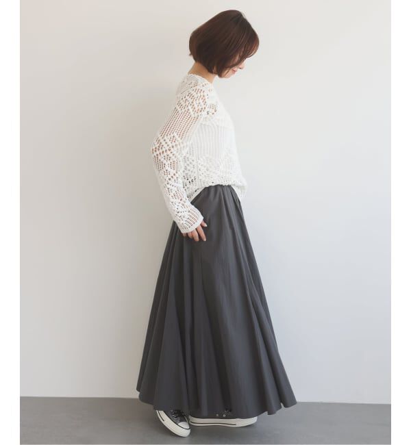 SLOBE IENA「IRONING/アイロニング crochet patterend ニット 03IR02041」|ニット・セーター|