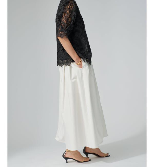 VERMEIL par iena「《予約》LIMONTA ギャザーワイドクロップドパンツ」|その他|