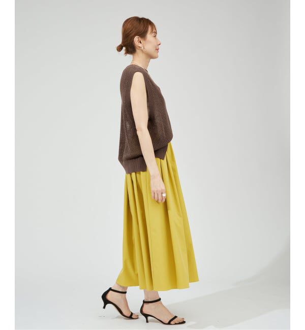 VERMEIL par iena「《予約》LIMONTA ギャザーワイドクロップドパンツ」|その他|