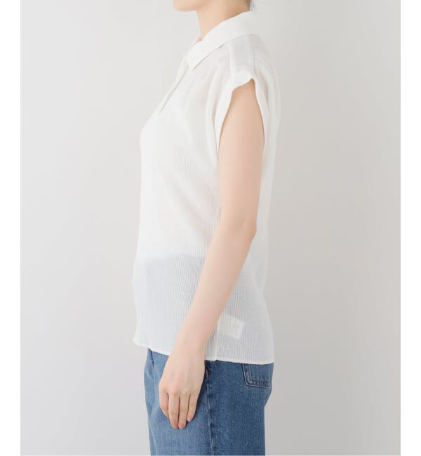 IENA LA BOUCLE「seya. セヤ MESH POLO NK07318J26」|ポロシャツ|