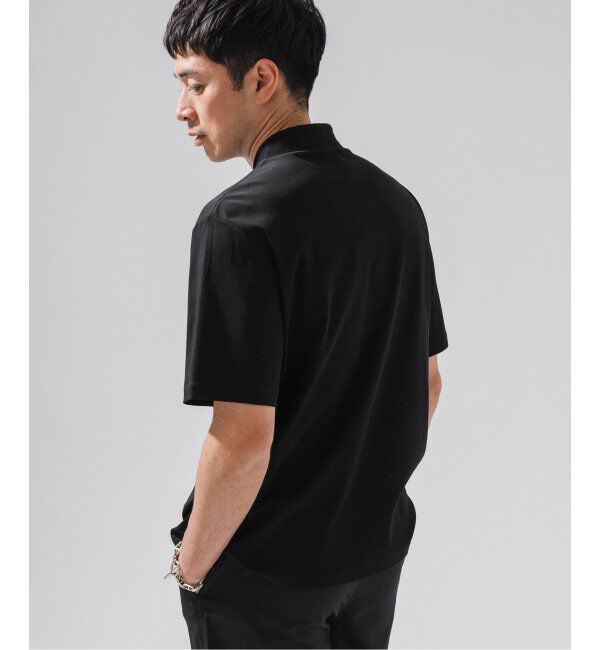 EDIFICE「nomiamo (ノミアモ) 別注 スヴィンコットン モックネック ワイドTシャツ」|Tシャツ・カットソー|