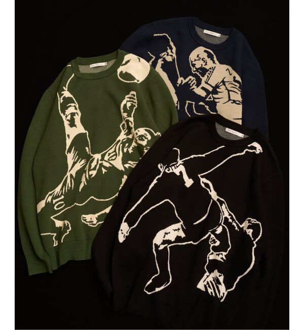 417 EDIFICE「【CITY BOYS FC / シティボーイズFC】417別注 bad boy Sweater」|ニット・セーター|