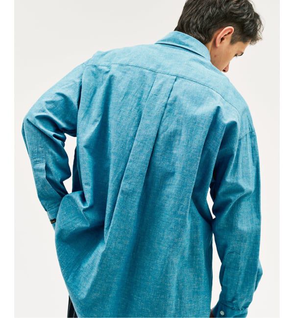 417 EDIFICE「【MOONLIGHT CLOTHING】 BIG B.D Chambrayシャツ」|シャツ・ブラウス|