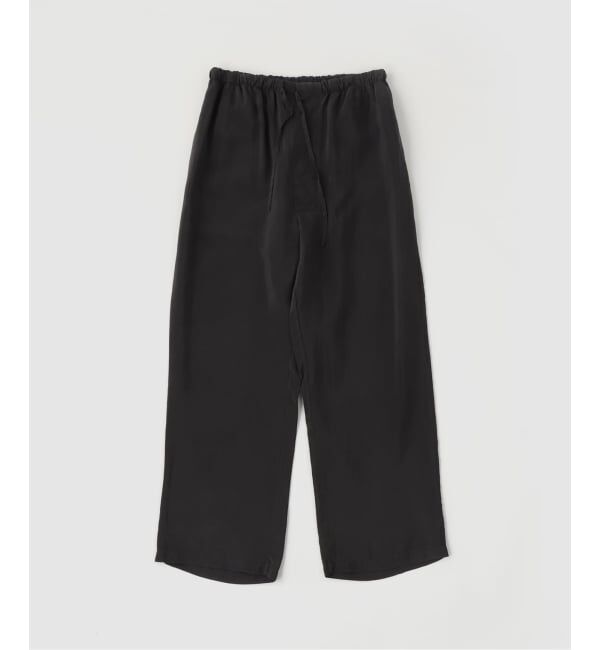 EDIFICE「G.C.G（ガブリエラコールガーメンツ）CUPRO DRAWSTRING TROUSERS」|その他|ブラック