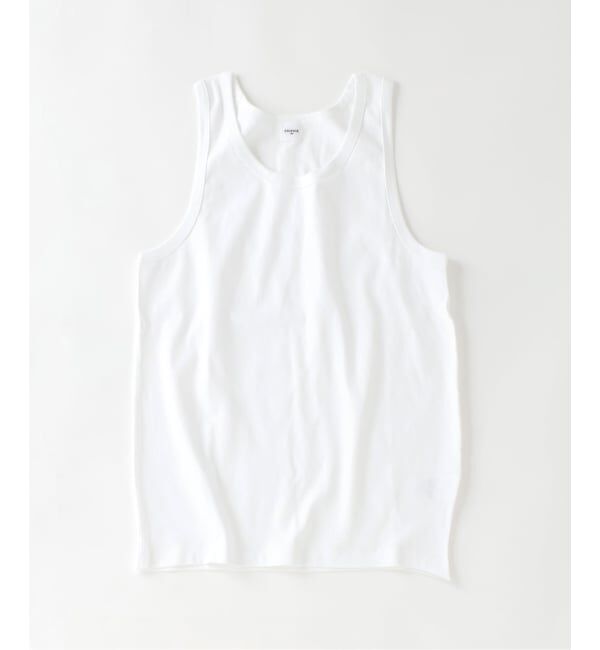 EDIFICE「《予約》Circular リブ タンクトップ」|タンクトップ|ホワイト
