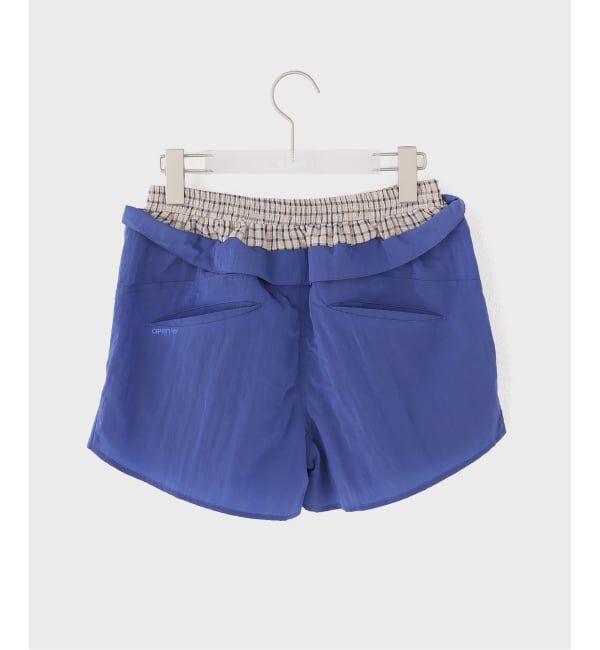 PULP「【Geek Office / ギークオフィス】OPEN YY /  Woven COLOR BLOCK LAYERED SHORTS」|その他|