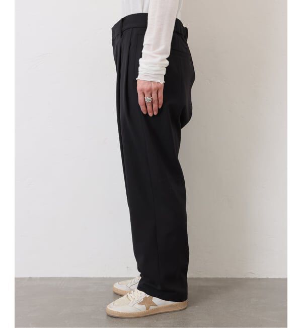 journal standard luxe「ライトツイル タックテーパーパンツ」|スラックス|