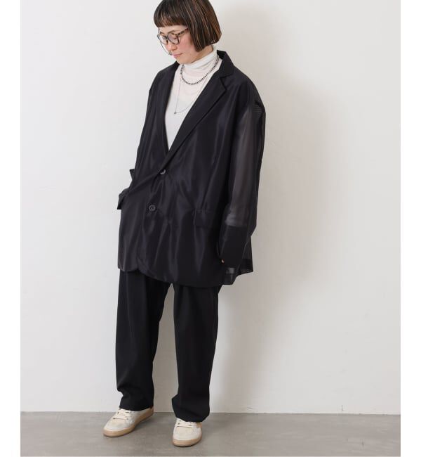 journal standard luxe「ライトツイル タックテーパーパンツ」|スラックス|