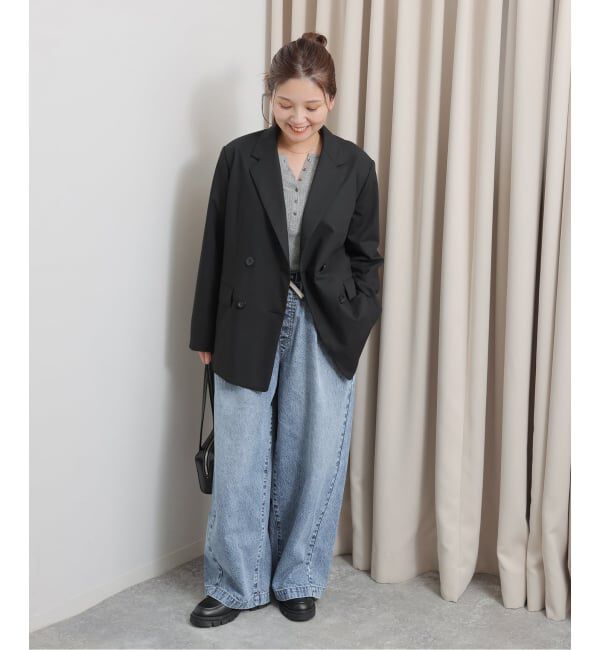 JOURNAL STANDARD「《追加》イージーデニムワイドパンツ」|デニム|