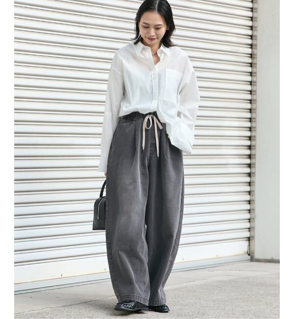 JOURNAL STANDARD「《追加》イージーデニムワイドパンツ」|デニム|