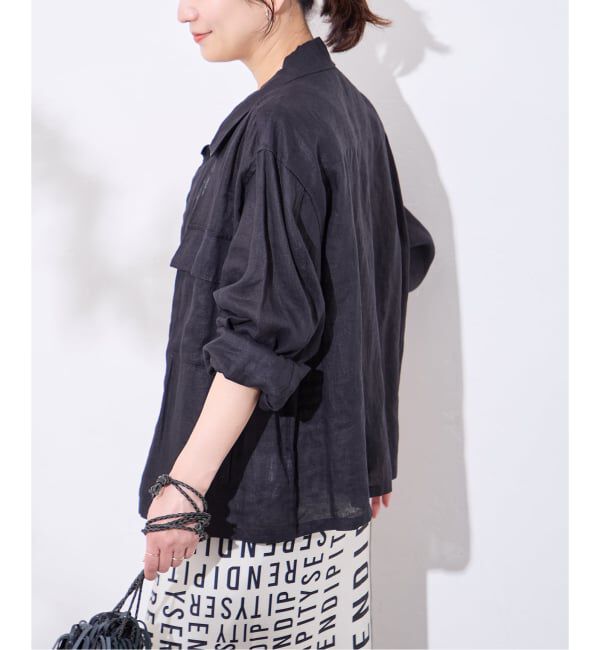 JOURNAL STANDARD「《追加》リネンミリタリージャケット」|ミリタリージャケット|