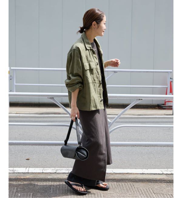 JOURNAL STANDARD「《追加》リネンミリタリージャケット」|ミリタリージャケット|