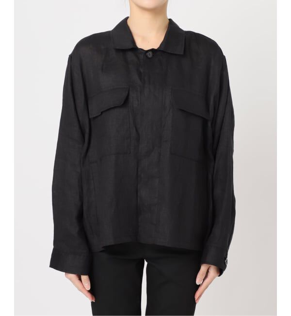 JOURNAL STANDARD「《追加》リネンミリタリージャケット」|ミリタリージャケット|