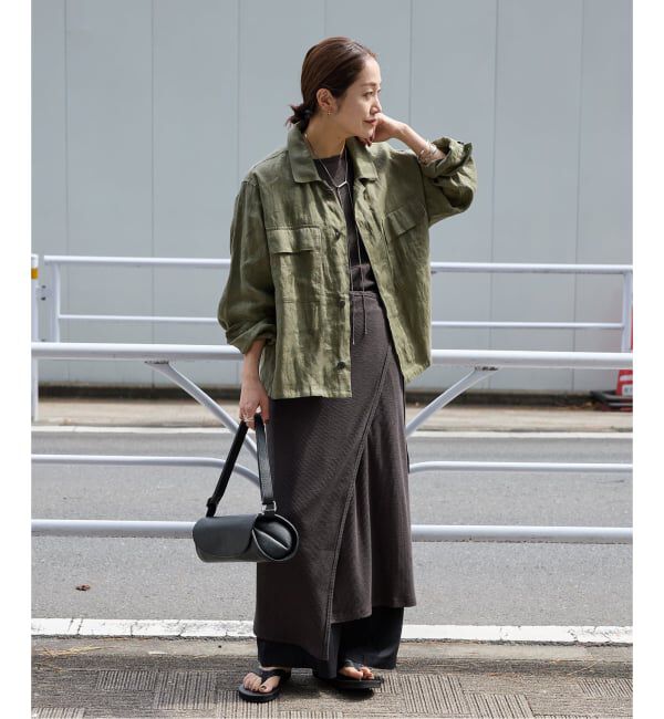 JOURNAL STANDARD「《追加》リネンミリタリージャケット」|ミリタリージャケット|