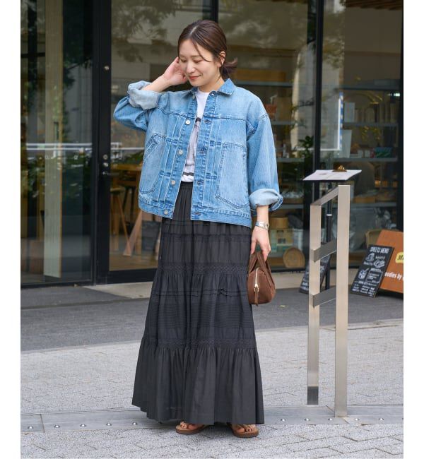 JOURNAL STANDARD「インドボイルレースティアードスカート」|スカート|