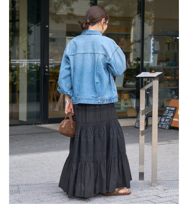 JOURNAL STANDARD「インドボイルレースティアードスカート」|スカート|