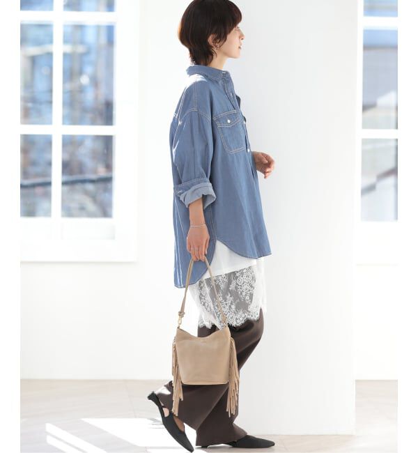 JOURNAL STANDARD relume「ライトデニムオーバーサイズシャツ」|シャツ・ブラウス|