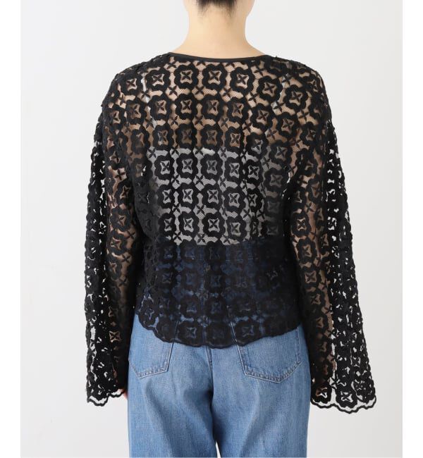 JOURNAL STANDARD「モチーフレースカーディガン」|カーディガン|