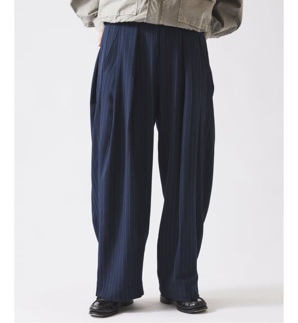 JOURNAL STANDARD relume「ダブルプリーツ ヒールカット スラックス」|スラックス|