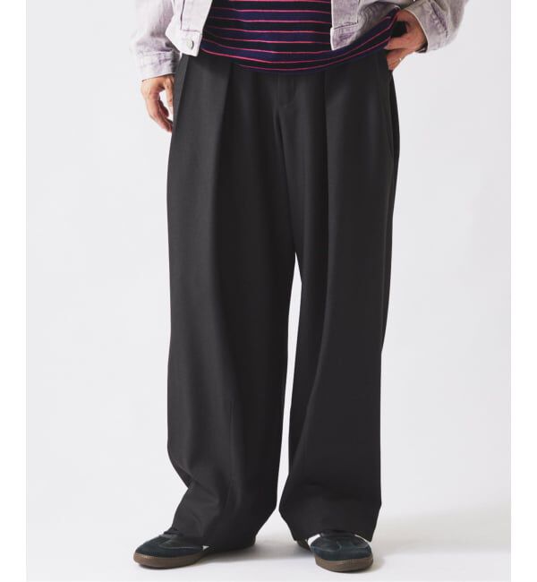 JOURNAL STANDARD relume「ダブルプリーツ ヒールカット スラックス」|スラックス|