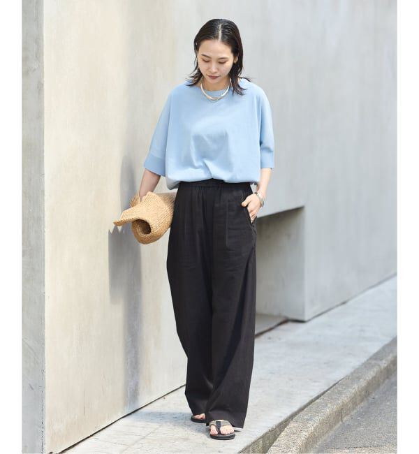 JOURNAL STANDARD「《追加》ウォッシャブルコットンリネンIVISストレートパンツ」|その他|