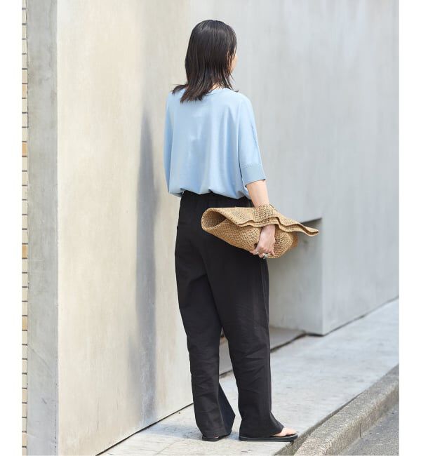 JOURNAL STANDARD「《追加》ウォッシャブルコットンリネンIVISストレートパンツ」|その他|