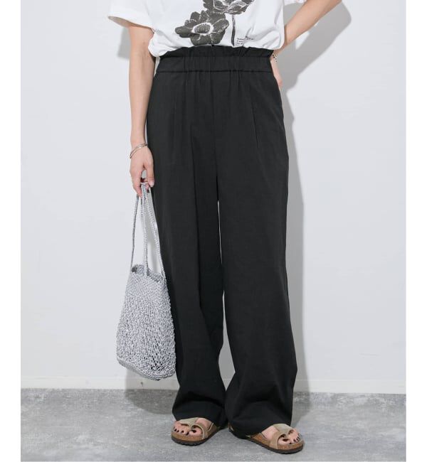 JOURNAL STANDARD「《追加》ウォッシャブルコットンリネンIVISストレートパンツ」|その他|