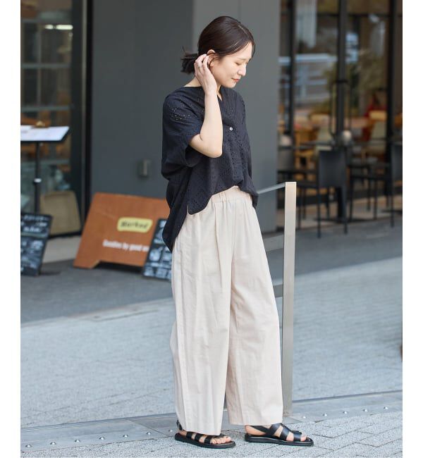 JOURNAL STANDARD「《追加》ウォッシャブルコットンリネンIVISストレートパンツ」|その他|