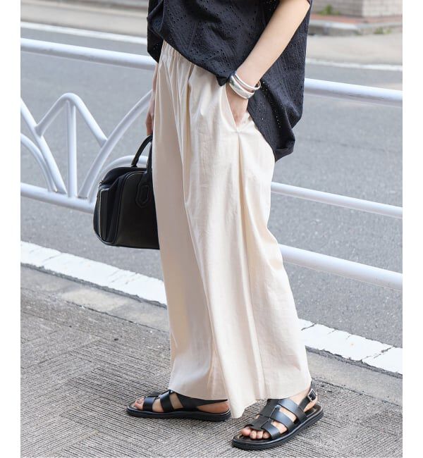 JOURNAL STANDARD「《追加》ウォッシャブルコットンリネンIVISストレートパンツ」|その他|